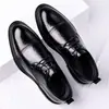 Zapatos de hombre marca Dragonfly 2026 nuevo estilo para hombre zapatos casuales de negocios de cuero genuino cuero suave suela suave versátiles para el trabajo diario zapatos para bodas