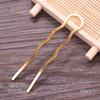 Cabelo pino base corpo onda quatro dentes pente de cabelo diy acessórios hairpin tassel cocar material antigo cobre puro