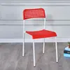 Suministros del Fabricante de Sillas Modernas Minimalistas para Comedor de Ocio Sillas con Respaldo, Sillas de Plástico Perforadas de Moda para Sillas de Estudiante de Dormitorio, Sillas para Mesa de Comedor