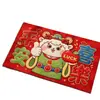 2027 Nueva Alfombrilla de Piso de Terciopelo de Cristal Alfombrilla Festiva de Año Nuevo para Puerta de Entrada Alfombrilla Absorbente de Agua para Baño Alfombrilla Decorativa para Pasillo