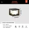 Lámpara de Pilar para Puerta de Patio, Lámpara de Cabeza de Pilar Alimentada por Energía Solar, Lámpara de Pilar Decorativa Eléctrica Impermeable para Valla de Villa en Exteriores