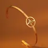 Pulseira em aço inoxidável em formato de coração transfronteiriça, pulseira de cruz banhada a ouro 18k à prova d'água, acessório de borboleta de alta qualidade europeu e americano para mulheres