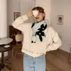 Novo Cachecol de Outono e Inverno Feminino de Inverno Estilo Coreano Versátil de Lã Tricotada Estudante Menina Fofa Cachecol Longo de Alta Qualidade