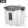 Latas Selladas para Granos y Cereales, Almacenamiento de Cocina, Latas Transparentes de Plástico de Grado Alimenticio, Cajas para Snacks, Productos Secos y Almacenamiento de Té