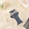Ropa interior pura, ligera, de lujo, de satén, sexy, translúcida, de malla transpirable, muy elástica, cómoda, de seda, con entrepierna para mujer.