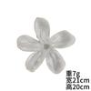 Nueva Flor Rosa Tridimensional 3D Satén Flor Grande de Cinco Pétalos Tela Correa Decorativa Vestido Accesorios Flor para la Cabeza