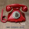Telefone de Disco Antigo, Adereços Decorativos Retrô, Objetos Antigos Antigos, Telefones Fixos Coloridos Nostálgicos, Apenas para Decoração
