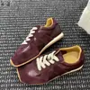 Zapatillas de entrenamiento alemanas de estilo retro en color marrón para mujer, zapatos Argan, novedad Otoño/Invierno 2026, zapatillas deportivas casual versátiles