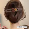 Presilha de cabelo de crocodilo com laço fofo para mulheres, presilha de garra de cabelo super estilosa 2026, acessório de cabelo