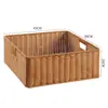 Cesta de Armazenamento para Gabinete Kens Mesa de Centro Japonesa Caixa de Diversos Rattan Sintético Trançado Cesta de Armazenamento para Entrada Casa Caixa de Armazenamento para Mesa