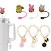 Tapa de paja Easter stanley Cadena de 26 letras suit Accesorios para vaso de agua Hippoon Accesorios para vaso Stanley Succión