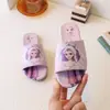 Sapatos de Princesa para Meninas Estilo Novo, Chinelos de Desenho Animado para Crianças, Sandálias de Verão para Uso Externo, Modernos e Fofos para Crianças Pequenas