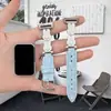Correa de RelojAdecuada para la correa del reloj Huawei 11pro, Patrón de estrella de conejo Miffy 8/9/10nfc, brillante, linda, para relojes de niñas