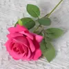 Rosas de Terciopelo Sintético Cuidadosamente Seleccionadas para San Valentín Decoración de Boda para el Hogar Pared de Flores Tacto Flores Sintéticas Flores Artificiales Falsas