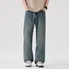 Roupas Masculinas Fengshe / Lançamento Primavera e Outono 2026 Jeans Masculino High Street Americano Retro Solto Reta Longa