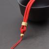 Cordão de Pingente Forte e Espesso, Cordão de Colar Ajustável, Cordão para Pendurar no Pescoço, Marca Wushi Masculina, Marca Buda, Jade com Cordão