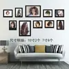 Salón de Belleza Pared de Fondo Decorativa Sin Perforaciones Peluquería Pared de Fotos Colgante Marco de Fotos Combinado para Salón de Belleza Pared de Fotos Permanente y Tinte Europeo y Americano