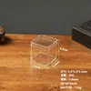 Caja transparente al por mayor de 5 cm, caja cuadrada de plástico acrílico con tapa y base, caja de dulces, cubo para figura, caja de embalaje para exhibición