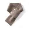 Cachecol de Bebê Tricotado Aquecedor de Pescoço Infantil Lindo Estilo Outono e Inverno para Meninas Gola Falsa Primavera e Outono para Crianças Pequenas Rosa