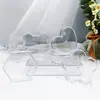 Caja Pequeña Transparente Nueva con Tapa de Forma Especial Caja de Almacenamiento a Prueba de Polvo para Joyería Uñas Dulces Medicamentos Caja de Plástico
