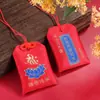 Bolsa de la Suerte Inspirada en Zen, Bolsita del Zodiaco, Saquito Vacío, Bolsita de Amuleto Auspicioso Estilo Chino, Saquito al por Mayor