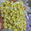 Paint Star onda de agua cuatro direcciones con cuentas diy corazón de niña cuerda para teléfono móvil espaciadores de cuatro agujeros cuentas de aleación accesorios de joyería