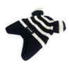 Chapéu de tricô para crianças irmão gato outono e inverno Nova Moda proteção de orelha personalizada chapéu listrado bebê masculino e feminino todas as estações quente lã