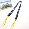 Lanyard Plano Ajustable para Cámara Correa Cruzada Bolsa de Dibujos Animados Colgante Plano Salida de Fábrica Lanyard a Medida