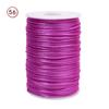 Línea 5 Hilo Tejido a Mano de 2.5 mm Seda Coreana Cuerda Roja Collar Pulsera Cadena para la Cintura Hilo de Joyería Hilo Anudado Chino Multicolor