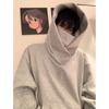 Otoño e invierno I Sociedad de personas miedo suéter con capucha cuello alto marca de moda para hombres y mujeres moda sudadera con capucha American Ninja