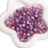 Cuentas Redondas de Ojo de Gato de Resina de 8/10mm Cuentas para Pulsera de Joyería DIY Materiales Sueltos con Acabado Mate Iridiscente Lote Mixto Entrega Rápida