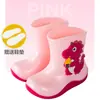 Botas de lluvia para niños nuevas dibujos animados lindas niños bebé botas de lluvia niñas estudiantes niños pequeño zapatos de agua impermeables zapatos de goma