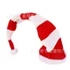 Chapéu de Festa Divertido Chapéu de Natal Chapéu de Elfo Recheado Longo Listrado Chapéu Temático de Feriado Acessórios para Festa de Natal