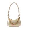 Bolso de mano brillante de moda, otoño 2023, nuevo bolso de cadena láser, bolso de hombro sencillo, estilo occidental, bolso de axila de moda