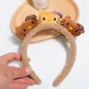 Diadema de Felpa con Cabeza para Lavado de Cara para Mujer, Adorno para el Cabello Nuevo de Dibujos Animados Lindo, Mascarilla de Lavado de Cara, Diadema, Diadema Antideslizante, Accesorios para el Cabello