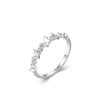 Nuevo anillo de pareja de mariposa con micro incrustaciones de plata esterlina S925 un par de anillos abiertos de diseño nicho para hombres y mujeres venta al por mayor de origen