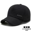 Gorra Hombres Invierno Cálida Lana Pico Gorra Béisbol Orejeras Invierno Hombre Mayor Hombre Mayor