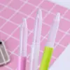 Porta-lapiceros transparente PP lapicero borrable estuche para lapiceros recarga de lapicero soluble en agua bolígrafo con recarga neutra varilla vacía accesorios para bolígrafos Porta-lapiceros publicitario