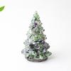 Árbol de Navidad de Cristal de Resina de Venta Caliente Transfronteriza Decoración Navideña para el Hogar Regalo Adornos Navideños de Escritorio