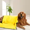 Toalla Absorbente de Agua para Mascotas: Toalla de Baño Grande de Coral Fleece de Alta Resistencia de Secado Rápido para Perros y Gatos, Diseñada Específicamente para el Baño de Mascotas