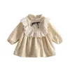 Ropa para Niños, Vestidos para Bebés Niñas, Vestidos Pastorales de Princesa para Niñas Pequeñas de Primavera y Otoño, Vestidos de Moda Estilo Coreano de Otoño