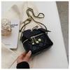 Bolso Estilo Chanel para Mujer 2024 Nueva Moda Acolchado de Diamantes Cadena Bolso de Hombro Bolso Cruzado Mini Bolso Cubo Cuadrado