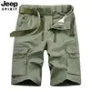 Pantalones Cortos Deportivos de Trabajo Casuales Sueltos de Moda Verano 2026 Estilo Americano Simples de Cinco Bolsillos para Hombre