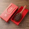 Pente com Almofada de Ar de Sândalo Pente com Bolsa de Ar para Mulheres Couro Cabeludo Meridianos Doméstico Cabelo Liso Cabelo Cacheado Pente de Cabelo Pente com Logo Gravado