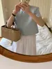 Tallas Actualizadas Chic Coreano Estilo Francés Cuello Redondo Versátil Chaqueta Superior de un Solo Botón Estilo Chanel Ropa para Mujer Estilo Coreano
