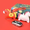 Enviar Inmediatamente Llavero Año del Caballo Estilo Chino Elegante Buen Significado Caballo de Cuero Colgante para Llaves Correa Regalo Creativo de Año Nuevo