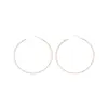 Pendientes Circulares Geométricos de Metal Transfronterizos Europeos y Americanos, Modernos y Únicos, Pendientes con Estilo y Elegancia con un Toque de Nicho de Alta Gama para Mujer