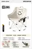 Silla Plegable de Exterior Urban Wave, Silla Luna con Tubo de Acero Engrosado, Silla Portátil de Camping, para Puesto y Pesca