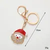 Colgante Llavero Nuevo de Navidad Transfronterizo Aleación de Zinc Árbol de Navidad Regalo Llavero de Metal Colgante para Mujeres