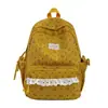 Mochila de Pana Estilo Japonés para Mujer, Alta Capacidad, Elegante, Adecuada para Estudiantes de Secundaria y Preparatoria, Mochila de Viaje Linda y Versátil